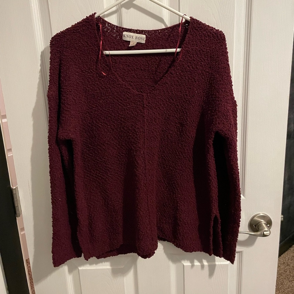 Burgundy Sweater